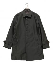 BLACK LABEL CRESTBRIDGE（ブラックレーベル クレストブリッジ）の古着「ステンカラーコート」｜ブラック