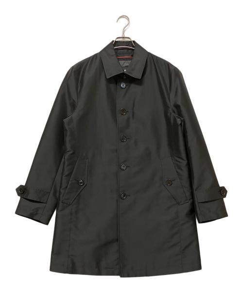 BLACK LABEL CRESTBRIDGE（ブラックレーベル クレストブリッジ）BLACK LABEL CRESTBRIDGE (ブラックレーベル クレストブリッジ) ステンカラーコート ブラック サイズ:Mの古着・服飾アイテム
