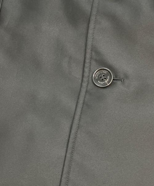 BLACK LABEL CRESTBRIDGE（ブラックレーベル クレストブリッジ）BLACK LABEL CRESTBRIDGE (ブラックレーベル クレストブリッジ) ステンカラーコート ブラック サイズ:Mの古着・服飾アイテム