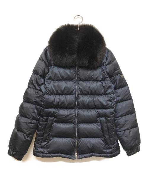 PRADA（プラダ）PRADA (プラダ) ダウンジャケット ブラック サイズ:SIZE 44の古着・服飾アイテム