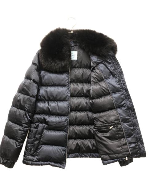 PRADA（プラダ）PRADA (プラダ) ダウンジャケット ブラック サイズ:SIZE 44の古着・服飾アイテム
