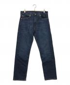 LEVI'Sリーバイス）の古着「ストレートデニムパンツ」｜ネイビー
