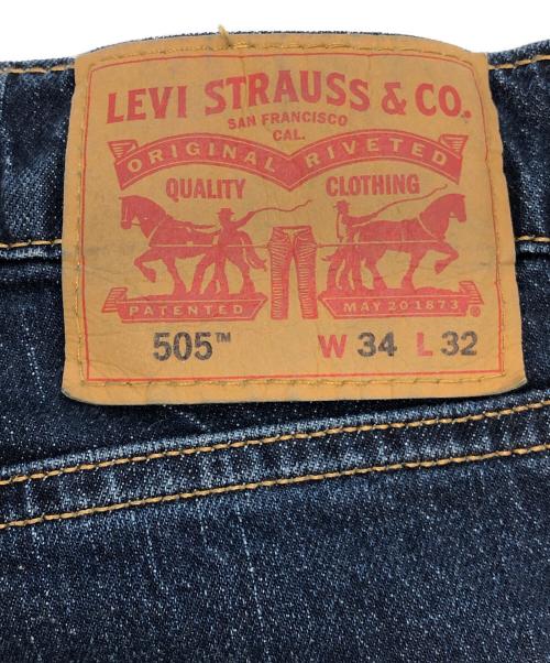 LEVI'S（リーバイス）LEVI'S (リーバイス) ストレートデニムパンツ ネイビー サイズ:W34･L32の古着・服飾アイテム