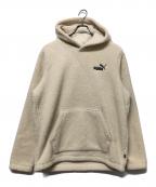 PUMAプーマ）の古着「ボアジャケット」｜アイボリー