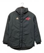 adidasアディダス）の古着「中綿コート」｜ブラック