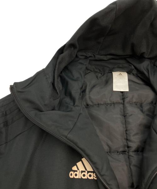 adidas（アディダス）adidas (アディダス) 中綿コート ブラック サイズ:Lの古着・服飾アイテム