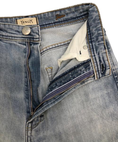 YANUK（ヤヌーク）YANUK (ヤヌーク) デニムパンツ スカイブルー サイズ:SIZE 23の古着・服飾アイテム