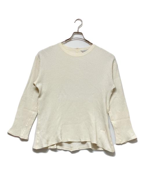 UNUSED（アンユーズド）UNUSED (アンユーズド) 長袖カットソー ホワイト サイズ:3の古着・服飾アイテム