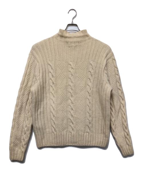 POLO RALPH LAUREN（ポロ・ラルフローレン）POLO RALPH LAUREN (ポロ・ラルフローレン) 厚手ニット アイボリー サイズ:Lの古着・服飾アイテム