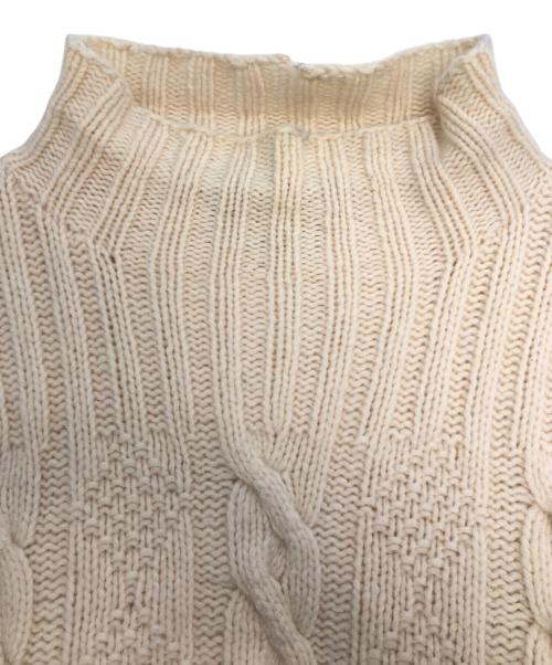 POLO RALPH LAUREN（ポロ・ラルフローレン）POLO RALPH LAUREN (ポロ・ラルフローレン) 厚手ニット アイボリー サイズ:Lの古着・服飾アイテム