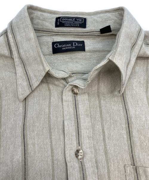 Christian Dior MONSIEUR（クリスチャンディオールムッシュ）Christian Dior MONSIEUR (クリスチャンディオールムッシュ) 長袖シャツ ベージュ サイズ:XL相当の古着・服飾アイテム