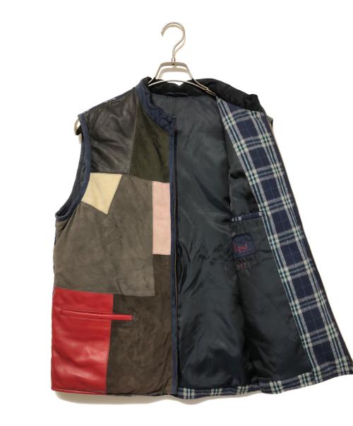 PAPAS（パパス）PAPAS (パパス) ベストダウンジャケット マルチカラー サイズ:SIZE Mの古着・服飾アイテム
