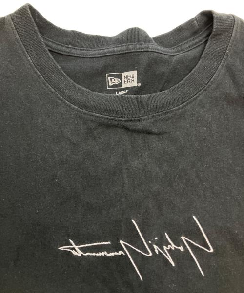 New Era（ニューエラ）New Era (ニューエラ) YOHJI YAMAMOTO (ヨウジヤマモト) 半袖Tシャツ ブラック サイズ:Lの古着・服飾アイテム