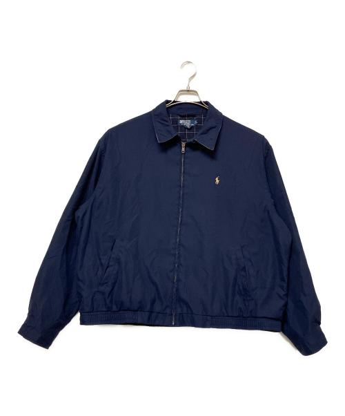 POLO RALPH LAUREN（ポロ・ラルフローレン）POLO RALPH LAUREN (ポロ・ラルフローレン) ジップジャケット ブルー サイズ:XLの古着・服飾アイテム
