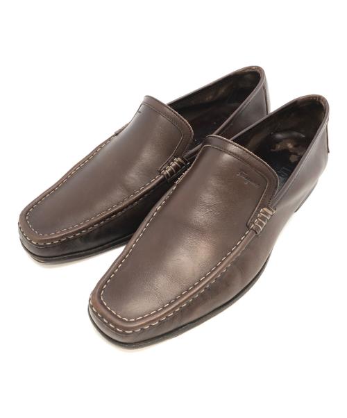 Salvatore Ferragamo（サルヴァトーレ フェラガモ）Salvatore Ferragamo (サルヴァトーレ フェラガモ) ローファー ブラウン サイズ:SIZE 8の古着・服飾アイテム