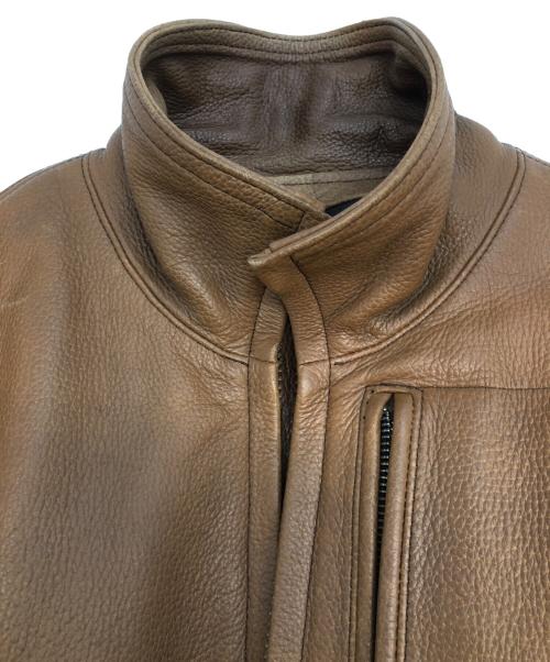 KUSHITANI（クシタニ）KUSHITANI (クシタニ) レザージャケット ブラウン サイズ:不明の古着・服飾アイテム