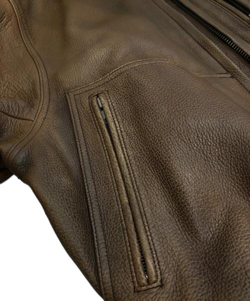 KUSHITANI（クシタニ）KUSHITANI (クシタニ) レザージャケット ブラウン サイズ:不明の古着・服飾アイテム