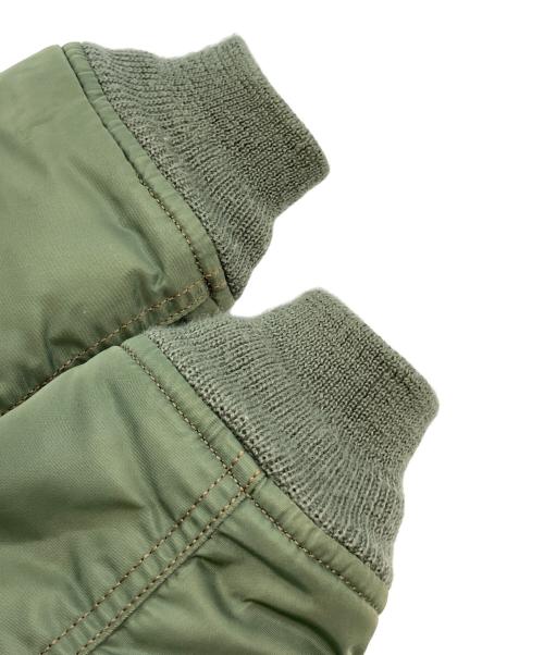 AVIREX（アヴィレックス）AVIREX (アヴィレックス) MA-1ジャケット グリーン×オレンジ サイズ:Lの古着・服飾アイテム
