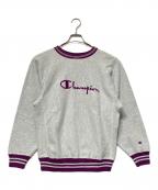 Champion REVERSE WEAVEチャンピオン リバース ウィーブ）の古着「スウェット」｜グレー×パープル