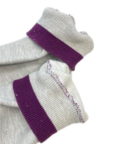 Champion REVERSE WEAVE（チャンピオン リバース ウィーブ）Champion REVERSE WEAVE (チャンピオン リバース ウィーブ) スウェット グレー×パープル サイズ:SIZE Mの古着・服飾アイテム