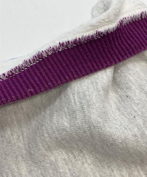 Champion REVERSE WEAVE（チャンピオン リバース ウィーブ）Champion REVERSE WEAVE (チャンピオン リバース ウィーブ) スウェット グレー×パープル サイズ:SIZE Mの古着・服飾アイテム