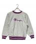 Champion REVERSE WEAVE（チャンピオン リバース ウィーブ）の古着「スウェット」｜グレー×パープル