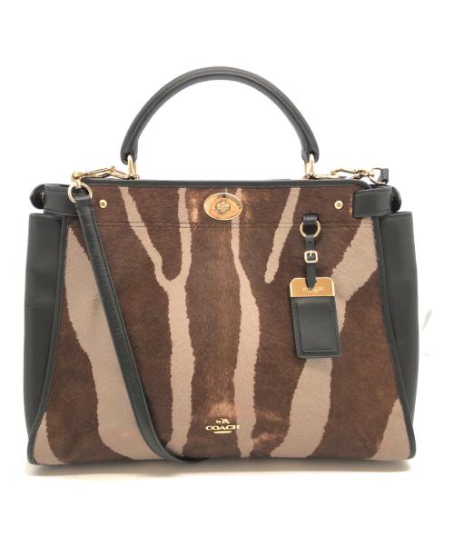 COACH（コーチ）COACH (コーチ) 2WAYバッグ ブラウンの古着・服飾アイテム