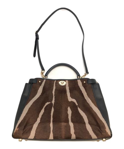 COACH（コーチ）COACH (コーチ) 2WAYバッグ ブラウンの古着・服飾アイテム