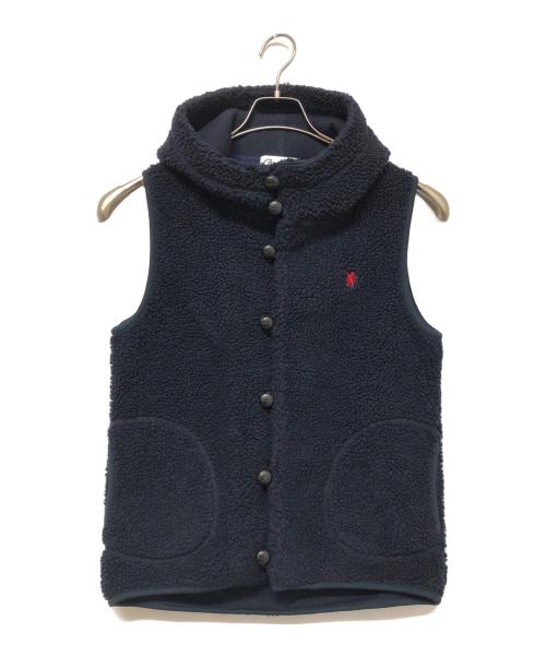 Gymphlex（ジムフレックス）Gymphlex (ジムフレックス) ボアベスト ネイビー サイズ:14の古着・服飾アイテム