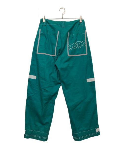 9090（9090）9090 (9090) バルーンパンツ グリーン サイズ:SIZE Mの古着・服飾アイテム