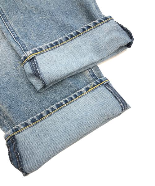 YANUK（ヤヌーク）YANUK (ヤヌーク) ワイドデニムパンツ ブルー サイズ:27の古着・服飾アイテム