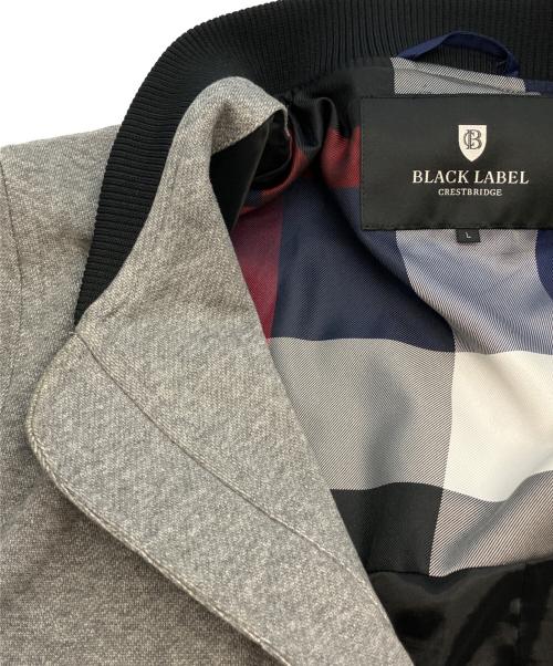 BLACK LABEL CRESTBRIDGE（ブラックレーベル クレストブリッジ）BLACK LABEL CRESTBRIDGE (ブラックレーベル クレストブリッジ) ブルゾン グレー サイズ:Lの古着・服飾アイテム