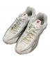 NIKE（ナイキ）の古着「NIKE SHOX R4 WHITE/WHITE-METALLIC SILVER-MAX ORANGE」｜ホワイト×グレー