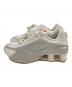 NIKE (ナイキ) NIKE SHOX R4 WHITE/WHITE-METALLIC SILVER-MAX ORANGE ホワイト×グレー サイズ:24.5：8000円