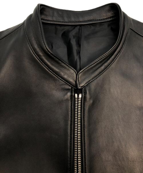LIDnM（リドム）LIDnM (リドム) レザージャケット ブラック サイズ:SIZE Mの古着・服飾アイテム