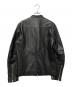 LIDnM (リドム) レザージャケット ブラック サイズ:SIZE M：5000円