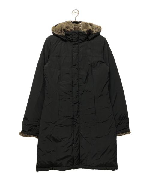 WOOLRICH（ウールリッチ）WOOLRICH (ウールリッチ) ラビットファー付ダウンジャケット ブラック サイズ:SIZE Mの古着・服飾アイテム