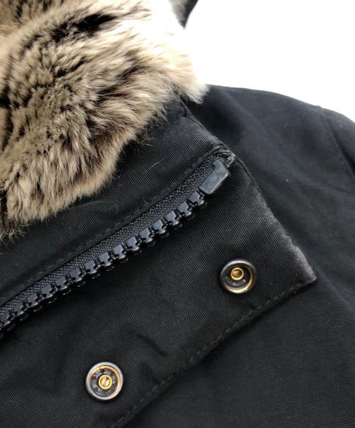 WOOLRICH（ウールリッチ）WOOLRICH (ウールリッチ) ラビットファー付ダウンジャケット ブラック サイズ:SIZE Mの古着・服飾アイテム