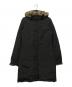 WOOLRICH（ウールリッチ）の古着「ラビットファー付ダウンジャケット」｜ブラック