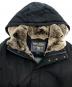中古・古着 WOOLRICH (ウールリッチ) ラビットファー付ダウンジャケット ブラック サイズ:SIZE M：18000円