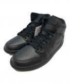 NIKEナイキ）の古着「AIR JORDAN 1 MID TRIPLE BLACK」｜ブラック