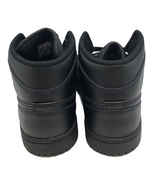 NIKE（ナイキ）NIKE (ナイキ) AIR JORDAN 1 MID TRIPLE BLACK ブラック サイズ:26.5の古着・服飾アイテム