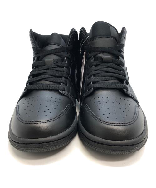 NIKE（ナイキ）NIKE (ナイキ) AIR JORDAN 1 MID TRIPLE BLACK ブラック サイズ:26.5の古着・服飾アイテム