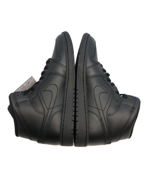 NIKE（ナイキ）NIKE (ナイキ) AIR JORDAN 1 MID TRIPLE BLACK ブラック サイズ:26.5の古着・服飾アイテム