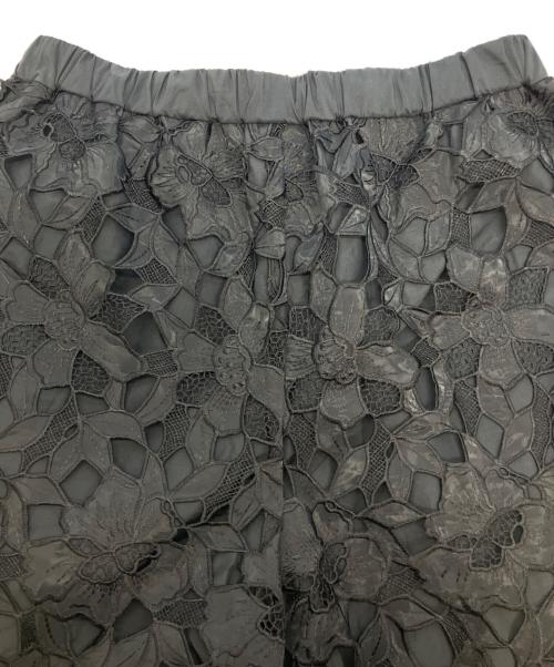 VERMEIL par iena（ヴェルメイユ パー イエナ）VERMEIL par iena (ヴェルメイユ パー イエナ) Cutwork Lace Pants ブラック サイズ:40の古着・服飾アイテム