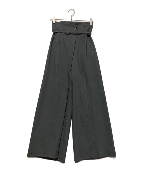 UNITED TOKYO（ユナイテッドトーキョー）UNITED TOKYO (ユナイテッドトーキョー) HAKAMAラップワイドパンツ グレー サイズ:Freeの古着・服飾アイテム