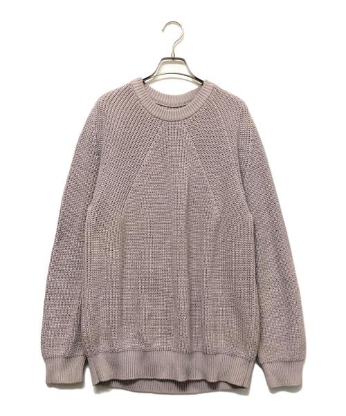 BATONER（バトナ―）BATONER (バトナ―) 厚手ニット パープル サイズ:SIZE 3の古着・服飾アイテム