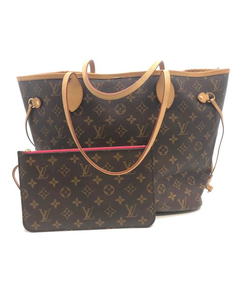 LOUIS VUITTON（ルイ ヴィトン）LOUIS VUITTON (ルイ ヴィトン) ネヴァーフルMM ブラウン×ピンクの古着・服飾アイテム