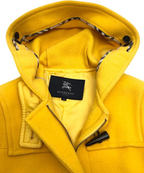 BURBERRY LONDON（バーバリーロンドン）BURBERRY LONDON (バーバリーロンドン) ダッフルコート イエロー サイズ:SIZE 40の古着・服飾アイテム