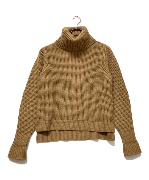 MUVEIL（ミュベール）MUVEIL (ミュベール) ボリュームスリーブニット ブラウン サイズ:38の古着・服飾アイテム